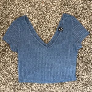 SHEIN V-Neck Crop Top
